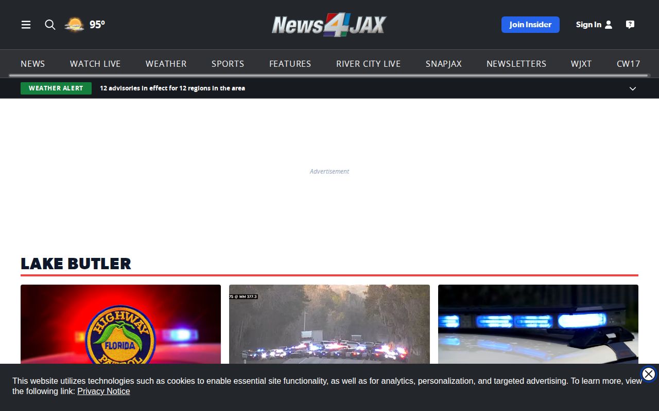 News4JAX Lake Butler Union County arrest news index